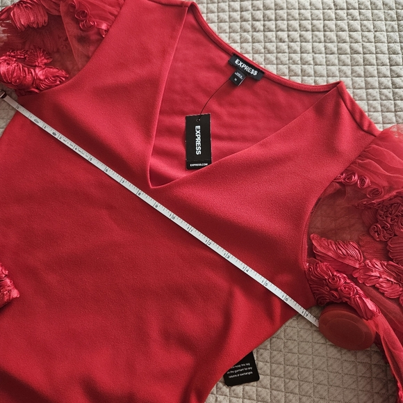 RED BODY SUIT SIZE M/ NWT - Picture 7 of 12